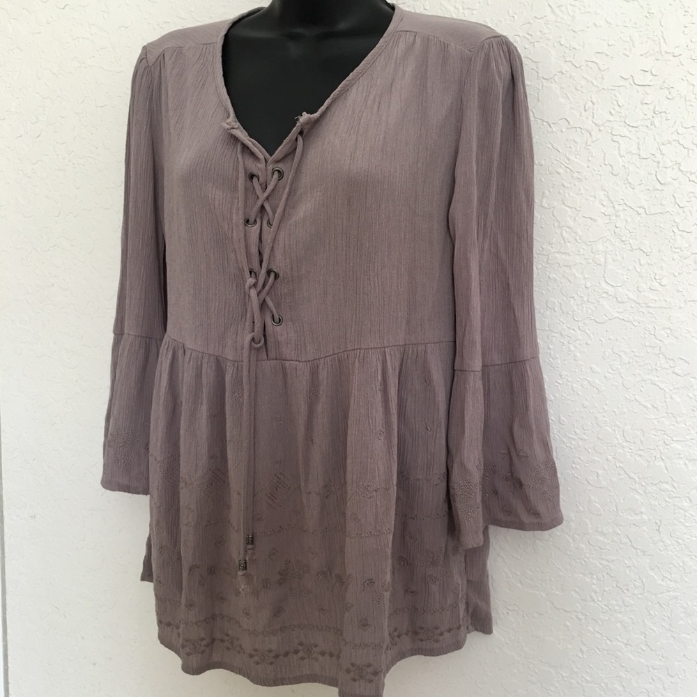 🎈TIME and TRU🎈Bohemian Chic top. Med 8-10